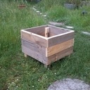 Bacs de jardin en palettes