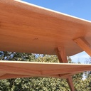 Table basse en chêne de récup'