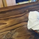 même pas çà tâche le chiffon (il était déjà un peu sale!)