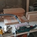 Table basse en cagette