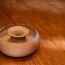 Un donut creux, mes débuts en tournage sur bois