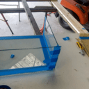 Table basse aquarium