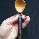 Cuillère en cerisier style "Skål Spoon Eater" de Crow dog slöjd