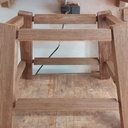 Piétement scie à ruban en arêtier