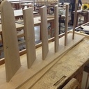 Maquette escalier quart tournant