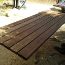 Plateau de table d'extérieur