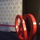 Sculpture « À cœur » logo Alsace