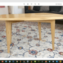 Table basse réalisé en Frêne