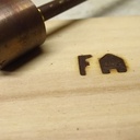 Tampon Métal sur bois