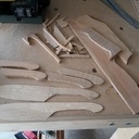 Couteaux-pelle pour plats anti-adhésifs