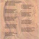 Porte-crayons spécialement avec un poème