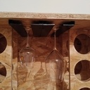 Meuble porte bouteille