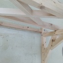 Console type charpente portée 600 mm