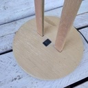 Lampe en lattes de sommier