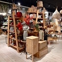 Petite étagère démontable en Hévéa.