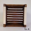 Caisses de rangement pour bibliothèque