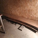 Table de salon en noyer