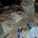 Wooden caterpillar 795 Dumper