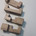 Gabarit pour casse-têtes de type Burr