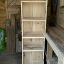 Meuble à étagères de salle de bain