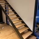 Escalier bois et métal