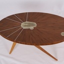 Table basse ellipse.
