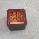 Bien rangé dans sa boîte taillée sur mesure