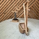 Mini pelleteuse en bois