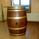 Restauration d'un tonneau en table bar
