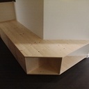 Banc de lecture avec tiroirs