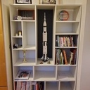 Etagère mélaminé pour fusée LEGO