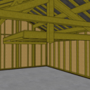 Garage en ossature bois