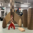 Fusée lunaire Tintin