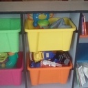 Meuble d'entrée d'une salle de jeu