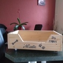 Panier lit sur roulettes