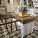 Châsse de procession en châtaignier