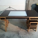 Bureau mdf-merisier
