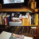 Lampe noyer dans la masse