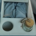 Meuble vide-poche / porte-gourdes pour van aménagé