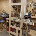 Porte Frêne et stratifié noir mat n°2