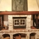 Habillage de cheminée pour insert deville