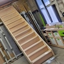 Escalier droit en frêne