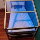 Lit cabane avec leds