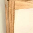 Console en chêne rouge