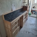 Buffet marbré de cuisine