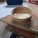 Bol avec inclusion étain