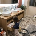 Meuble 3 vasques de salle de bain