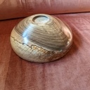 Coupe à Fruits en noyer échauffé