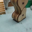 Boîte à bijoux double cœur