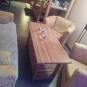 Table mi basse de salon